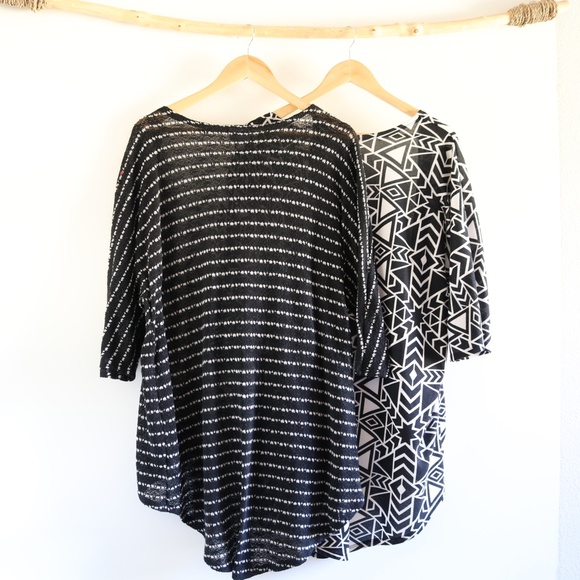 LuLaRoe Sweaters - Bundle of 2 LulaRoe Lindsay Kimono Cardigans